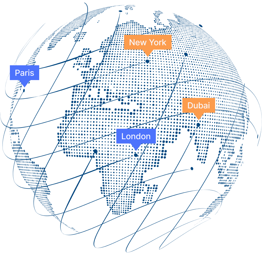 Carte du monde en fond
